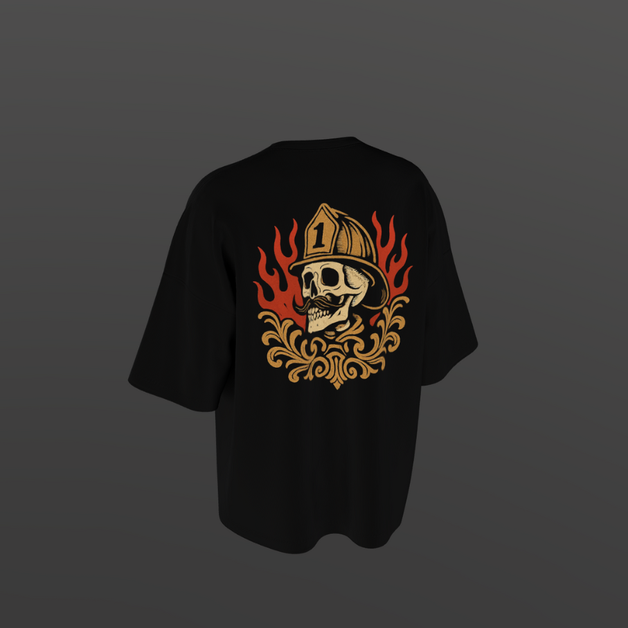 T-shirt - Courage et moustache